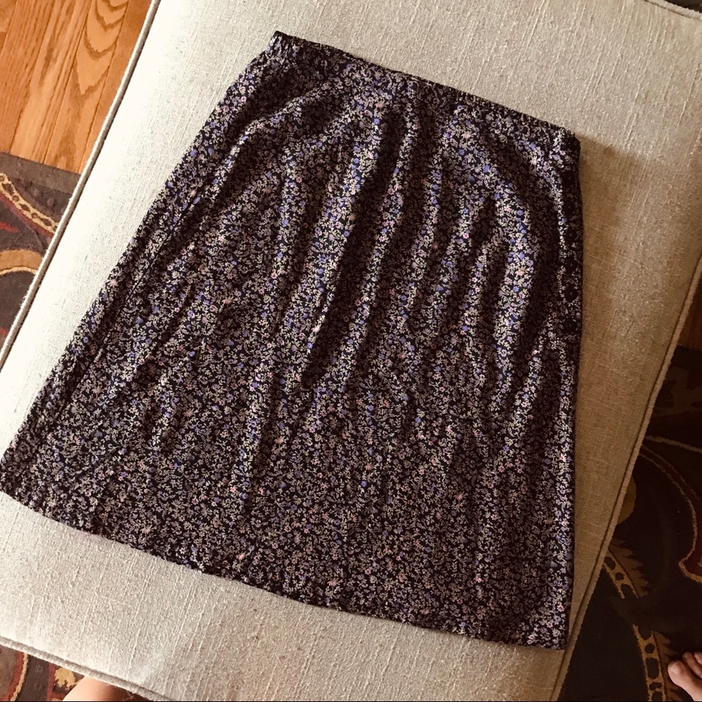Vintage 90s floral A-line skirt - Picture 3 of 5